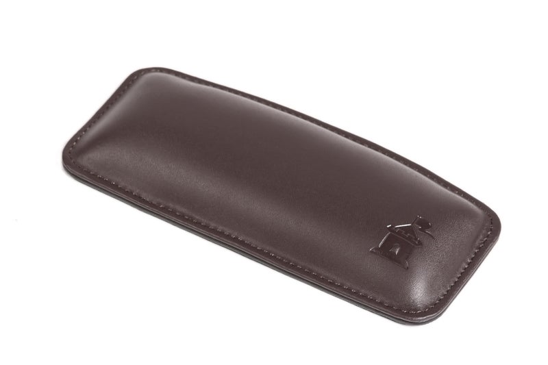 Castle Motte by Castle â€“ Leather Wrist Rest Cushion for Mice, Mouse Pads, and Laptops â€“ Ergonomic Durable Wrist Pad with Anti-Slip Rubber Base (Woodland) - Image 1